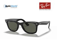 Ray-Ban Sunglasses Wayfarer 2140 901/58 Black Green G-15 Polarized Large 54mm