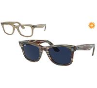 Ray-Ban RB2140 Wayfarer Men's Glasses, Clear, Size 50