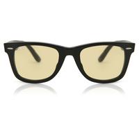 Ray-Ban RB2140F Original Wayfarer Asian Fit 901/R6 Men's Sunglasses Black Size 52