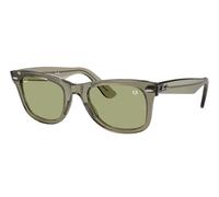 Ray-Ban RB2140F WAYFARER Asian Fit 68694E Men's Sunglasses Green Size 52
