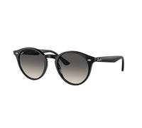 Ray - Ban RB2180 601/11 Unisex Sunglasses Acetate Black Grey Round Normal Shaded