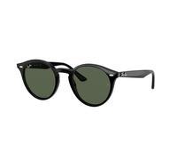 Ray - Ban RB2180 601/71 Unisex Sunglasses Injected Black Green Round Normal