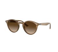 Ray - Ban Unisex RB2180 616613 Sunglasses Injected Brown Brown Round Normal Shaded