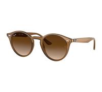 Ray - Ban Unisex RB2180 616613 Sunglasses Injected Brown Brown Round Normal Shaded