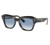 Ray-Ban RB2186 State Street 14043F Womenâs Sunglasses Grey Size 52