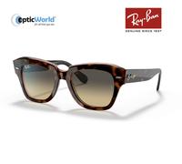 Ray-Ban RB2186 STATE STREET - Designer Sunglasses with Case (All Colours)
