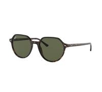 Ray - Ban RB2195 THALIA 902/31 Unisex Sunglasses Acetate Turtle Green Squared Normal