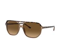 Ray - Ban RB2205 BILL ONE 1292M2 Unisex Sunglasses Acetate Gold Brown Geometric Polarized Shaded