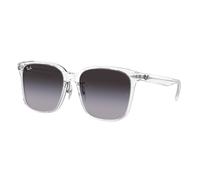 Ray - Ban RB2206D 64478G Unisex Sunglasses Acetate Transparent Grey Squared Normal Shaded