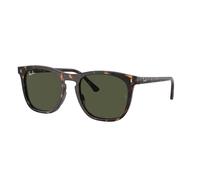 Ray-Ban Unisex Sunglass RB2210 - Frame color: Havana, Lens color: Green