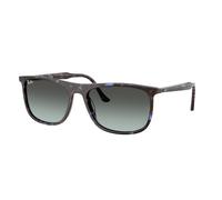 Ray-Ban Unisex Sunglass RB2216 - Frame color: Havana Blue Tortoiseshell, Lens color: Blue Vintage Gradient Black