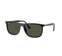 Ray - Ban RB2216 901/31 Unisex Sunglasses Acetate Black Green Squared Normal