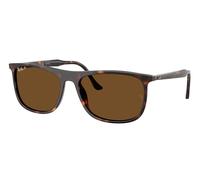 Ray-Ban RB2216F Asian Fit Polarized 902/57 Men's Sunglasses Tortoiseshell Size 58