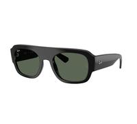 Ray - Ban RB2218 667771 Unisex Sunglasses Acetate Black Green Geometric Normal