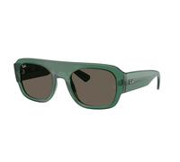 Ray-Ban Sunglasses Unisex Rb2218 - Transparent Green Frame Brown Lenses 55-22