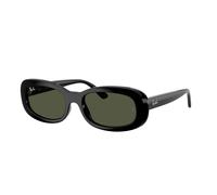 Ray - Ban RB2221 901/31 Woman Sunglasses Acetate Black Green Round Normal