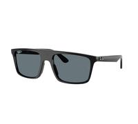 Ray - Ban RB2222 901/3R Unisex Sunglasses Acetate Black Blue Squared Polarized