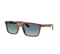 Ray - Ban RB2222 954/3M Unisex Sunglasses Acetate Brown Squared Normal Shaded
