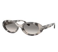 Ray-Ban Woman Sunglass RB2223 - Frame color: Opal Grey Havana, Lens color: Clear Gradient Grey