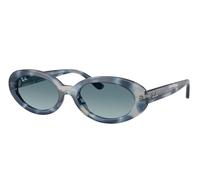 Ray-Ban Woman Sunglass RB2223 - Frame color: Opal Blue Havana, Lens color: Blue Gradient Grey