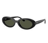 Ray-Ban Woman Sunglass RB2223 - Frame color: Black, Lens color: Green