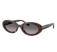 Ray-Ban Woman Sunglass RB2223 - Frame color: Havana, Lens color: Grey Gradient Polarized
