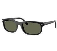Ray-Ban Unisex Sunglass RB2224 - Frame color: Black, Lens color: Green Polarized