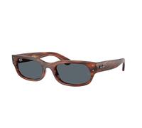 Ray - Ban RB2236 954/R5 Unisex Sunglasses Acetate Brown Blue Geometric Normal