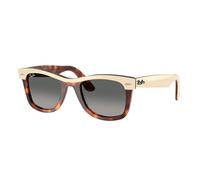 Ray - Ban RB2240 WAYFARER 144371 Unisex Sunglasses Acetate Brown Grey Squared Normal Shaded