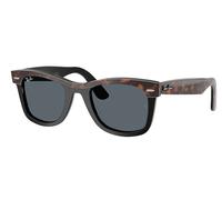 Ray-Ban RB2240F Wayfarer Asian Fit 1441R5 Men's Sunglasses Black Size 52