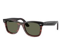 Ray-Ban RB2240F Wayfarer Asian Fit Polarized 144058 Men's Sunglasses Black Size 52