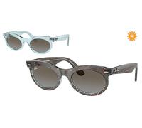 Ray-Ban RB2242 Wayfarer Oval 138596 Men's Sunglasses Blue Size 53