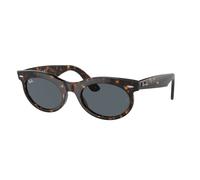 Ray - Ban RB2242 WAYFARER OVAL 902/R5 Unisex Sunglasses Acetate Turtle Blue Round Normal Anti-glare