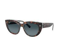 Ray - Ban RB2286 DOREEN 1413S3 Woman Sunglasses Acetate Havana Blue Squared Polarized Shaded