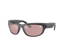 Ray-Ban Sunglasses Unisex Ray-Ban Star Wars™ - Kylo Ren Mega Balorama - Transparent Black Frame Red Lenses Polarized 63-19
