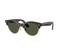 Ray - Ban RB2341 CLUBMASTER WAY 990/31 Unisex Sunglasses Acetate Havana Green Squared Normal