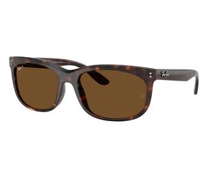 Ray-Ban RB2389F Balorette Asian Fit Polarized 902/57 Men's Sunglasses Tortoiseshell Size 60
