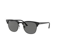 Ray - Ban RB3016 CLUBMASTER 1305B1 Unisex Sunglasses Acetate Black Grey Squared Normal