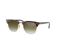 Ray - Ban RB3016 CLUBMASTER 990/9J Unisex Sunglasses Acetate Turtle Green Squared Normal