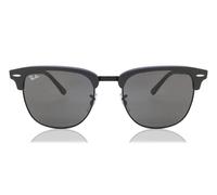 Ray-Ban RB3016 Clubmaster Asian Fit 1367B1 Men's Sunglasses Black Size 55