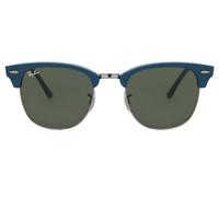 Ray-Ban RB3016 Clubmaster Asian Fit 138931 Men's Sunglasses Black Size 51