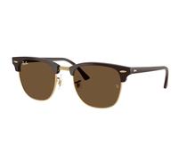 Ray-Ban RB3016F Clubmaster Asian Fit 687853 Men's Sunglasses Brown Size 55
