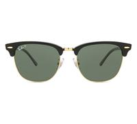 Ray-Ban RB3016F Clubmaster Asian Fit 901/58 Men's Sunglasses Black Size 55
