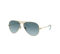 Ray - Ban RB3025 AVIATOR 001/3M Unisex Sunglasses Metal Gold Blue Pilot Normal