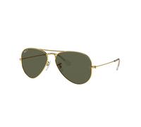 Ray - Ban RB3025 AVIATOR 001/58 Unisex Sunglasses Metal Gold Green G15 Pilot Polarized