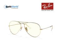 Ray - Ban Unisex Ray - Ban RB3025 AVIATOR 001/5F Sunglasses Metal Gold Grey Pilot Photochromatic Photochromatic