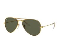 Ray Ban - RB3025 Aviator Classic Polished Gold Green G-15 Polar - 62 - Sunglasses