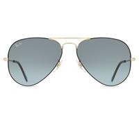 Ray-Ban RB3025 Aviator Large Metal 9271GK Men's Sunglasses Black Size 58