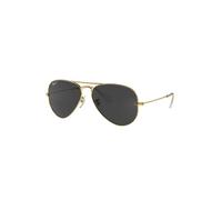 Ray-Ban RB3025 Metal POLARIZED Aviator Sunglasses For Men For Women +BUNDLE with ACCESSORY EYEWEAR KIT, Legend Gold / Black Polarized, 55 mm