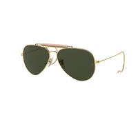 Ray - Ban RB3030 OUTDOORSMAN I W3402 Unisex Sunglasses Metal Gold G15 Pilot Normal